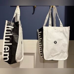 lululemon athletica reusable bag Set - comes with 2 bags